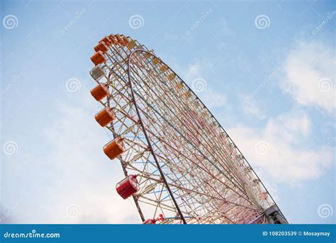 Tempozan Giant Ferris Wheel is Located at Tempozan Harbor Village Stock ...