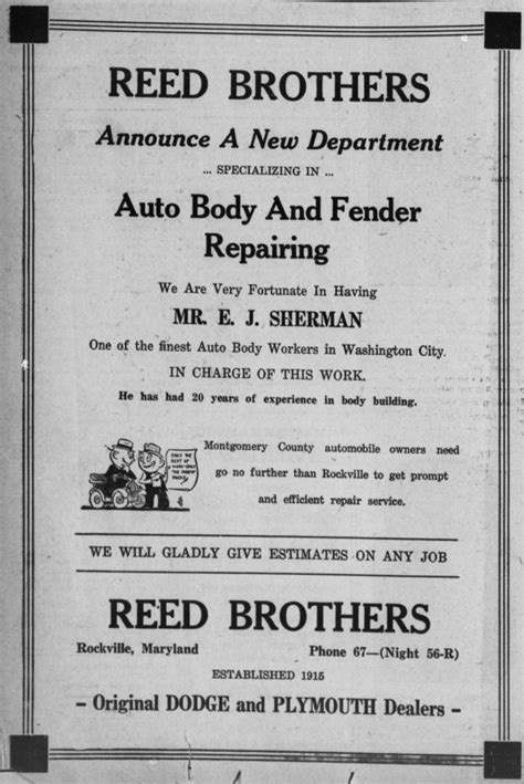Auto Body Repair Addition | Reed Brothers Dodge History 1915 – 2012