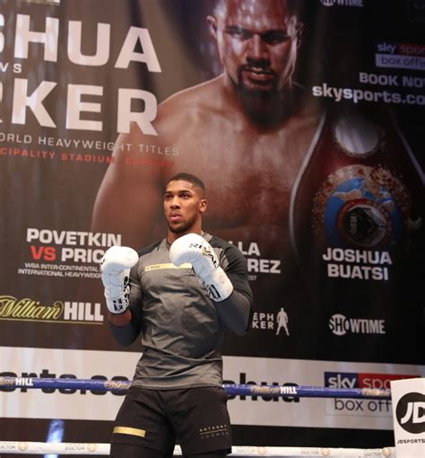 Photos: Anthony Joshua Training in Beast Mode For Carlos Takam - Boxing ...