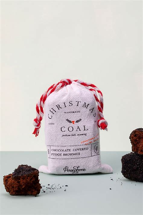 Persephone Bakery Holiday Coal Brownies | Anthropologie