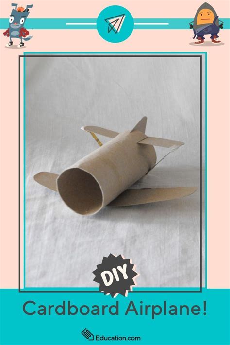 Cardboard Airplane | Activity | Education.com | Cardboard airplane, Airplane crafts, Craft ...