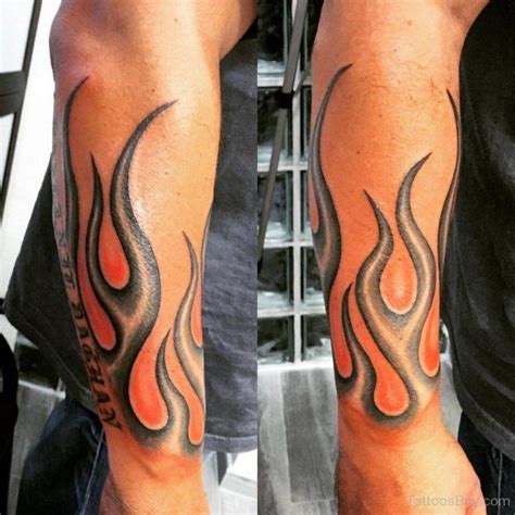 Vegas Flame Tattoo On Arm Sleeve | Flame tattoos, Fire tattoo, Glow tattoo