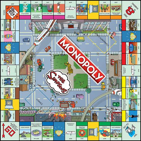 Monopoly The Simpsons Board Game | Based on Fox Series The Simpsons ...