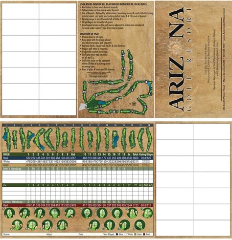 7 Golf Scorecard Design Best Practices