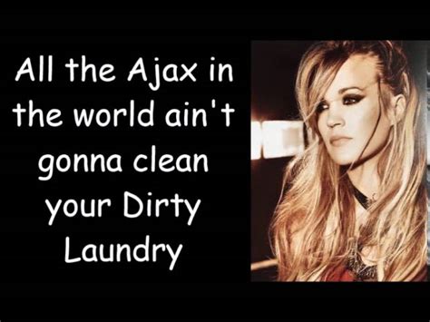 Carrie Underwood ~ Dirty Laundry (Lyrics) Chords - Chordify