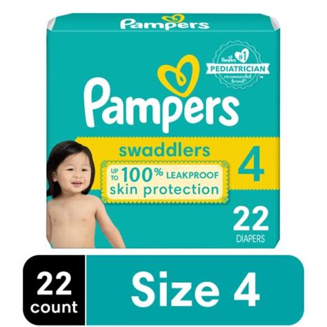 Pampers Swaddlers Size 4 Diapers, 22 ct - Harris Teeter