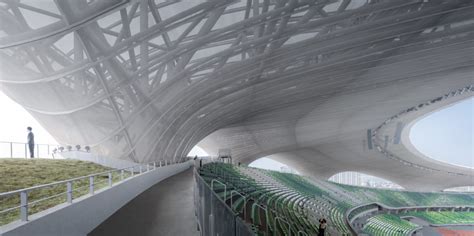 Architectural Drawings: Long-Span Stadia and Sport Halls in Section - Architizer Journal