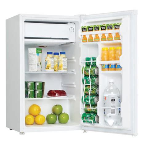 Danby 3.2 Cu Ft Compact Refrigerator DCR032C1WDB, White - Walmart.com