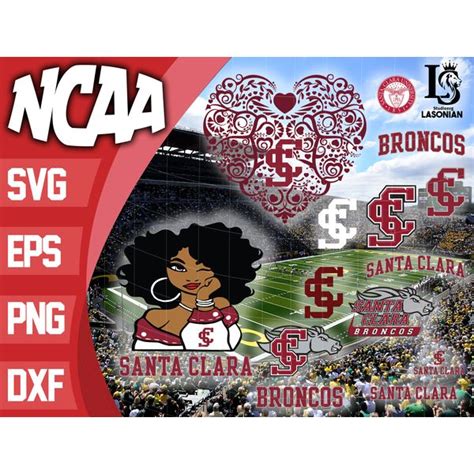 Santa Clara Broncos SVG bundle , NCAA svg, NCAA bundle svg e - Inspire ...