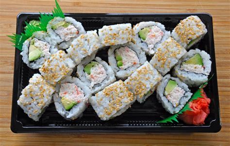 Sushi take out stock photo. Image of sushi, cuisine, seeds - 80450104