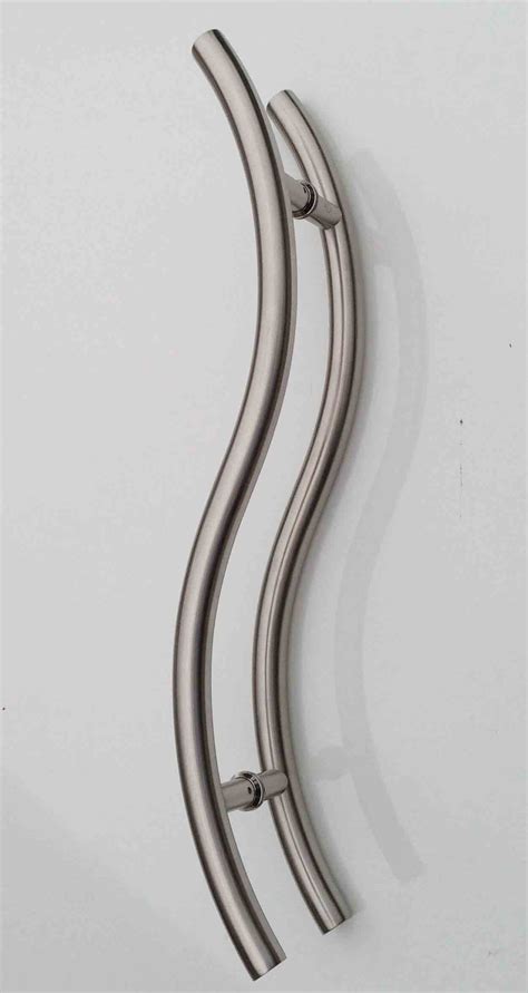 S shape stainless steel door handles - Jalex Hardware