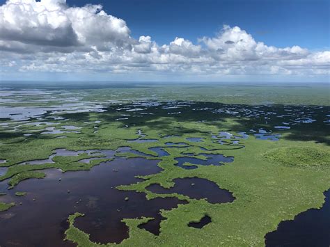 Helicopter view of Everglades National Park : NationalPark