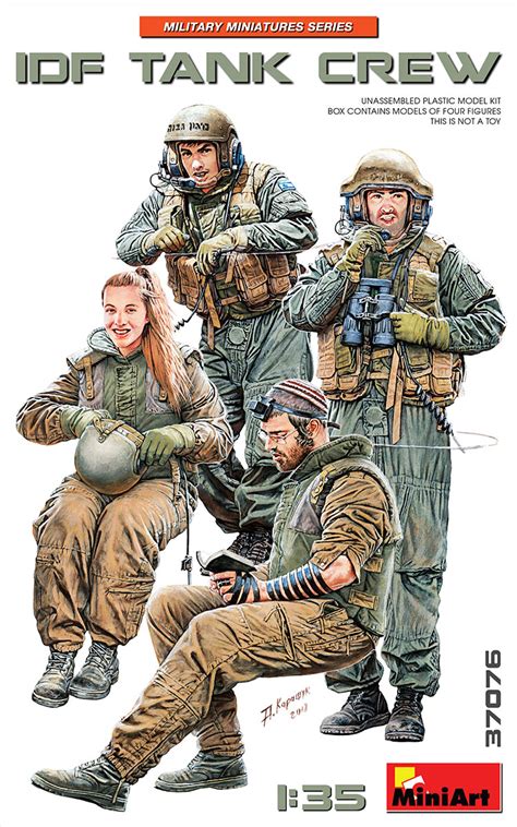 37076 IDF TANK CREW – Miniart