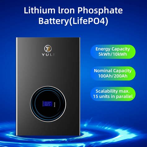 Solar Lithium Battery Home Energy Storage System Wall-mounted Battery ...