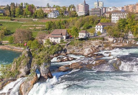 View in Neuhausen am Rheinfall Editorial Photo - Image of rhine, neuhausen: 53268631