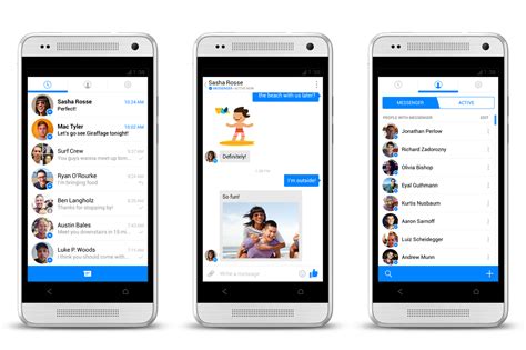 Download the Facebook Messenger Holo upgrade from Google Play