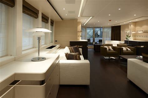 Heesen Luxury Yacht Lady L Interior — Yacht Charter & Superyacht News