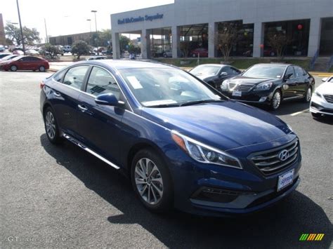 2016 Lakeside Blue Hyundai Sonata Sport #111184158 | GTCarLot.com - Car ...