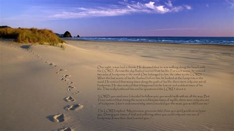 Footprints In The Sand Wallpapers - Wallpaper Cave