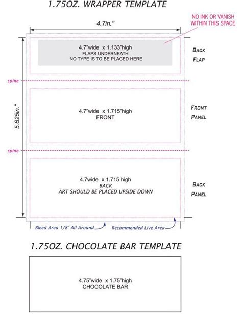 Free Candy Bar Wrapper Template | DIY and Crafts