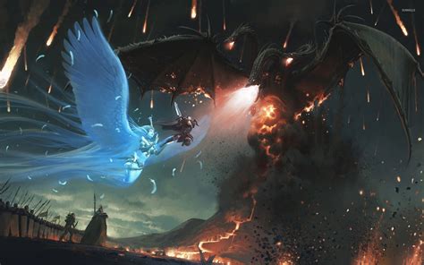 Dragon battle [2] wallpaper - Fantasy wallpapers - #31915