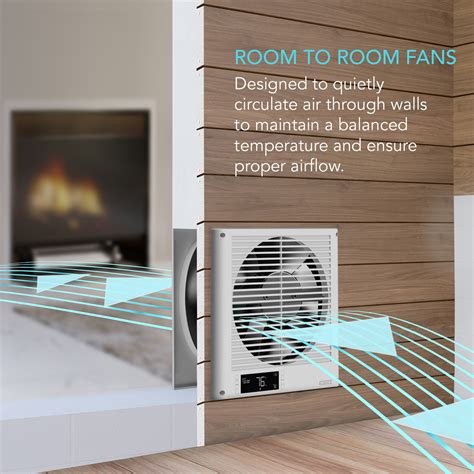 Room to Room Fan, Two-Way Airflow, Temperature Controller, 8-Inch - AC Infinity