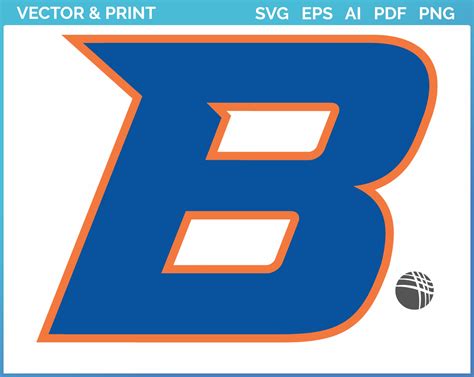 Boise State Broncos - Secondary Logo (2013) - College Sports Vector SVG ...