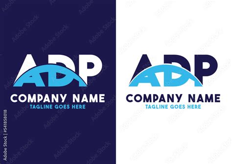 Letter ADP logo design vector template, ADP logo Stock Vector | Adobe Stock