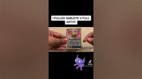 SABLEYE V FULL ART!!!! - YouTube