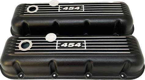 Black Big Block Chevy 454 Classic Valve Covers