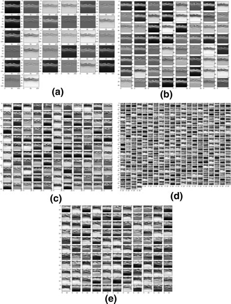 Visualization of the feature maps a–e extracted at different ...