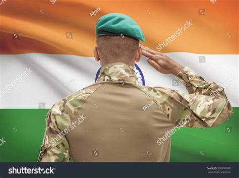 184 Soldier Saluting Indian Flag Stock Photos, Images & Photography ...