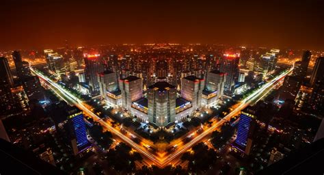 Beijing at night Fondo de pantalla HD | Fondo de Escritorio | 3600x1950 | ID:532971 - Wallpaper ...