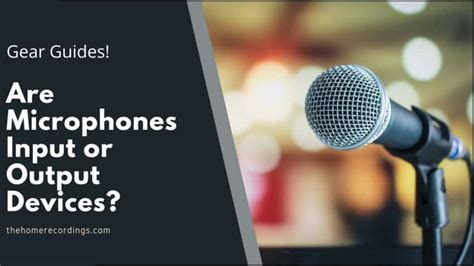 Are Microphones Input or Output Devices? - THR