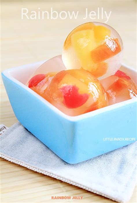 Little Inbox Recipe ~Eating Pleasure~: Rainbow Jelly