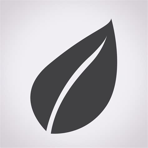 Leaf Icon symbol sign 648936 Vector Art at Vecteezy