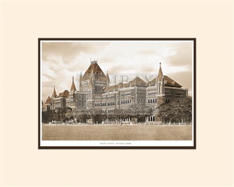 High Court | Old Bombay | Mounted Photo Print