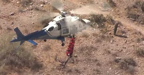 Injured hiker spins out of control during helicopter rescue in Arizona