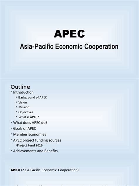 APEC | PDF | Asia Pacific Economic Cooperation | Economies