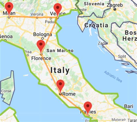 Italy Eurail Map – Get Map Update