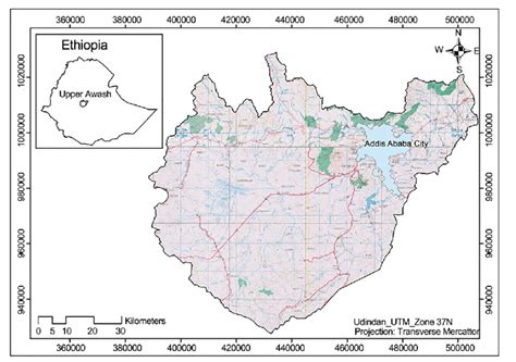 Location map of the Upper Awash river basin. | Download Scientific Diagram