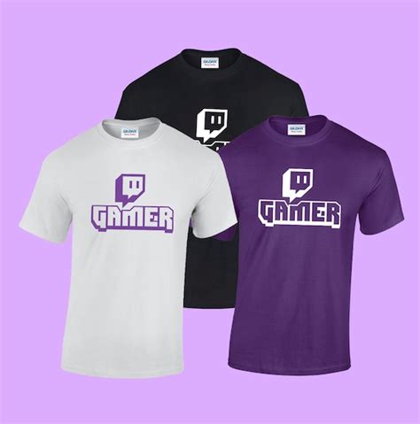 Twitch Channel Logo T-shirt Twitch Gaming Shirt Twitch Tv - Etsy