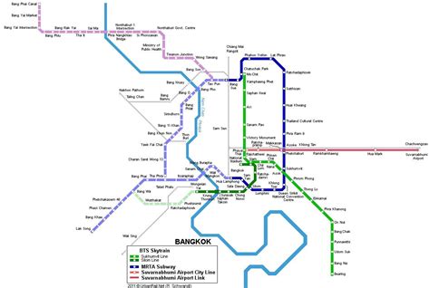 Bangkok Metro: How to Use Bangkok MRT | Bangkok map, Bangkok, Transit map