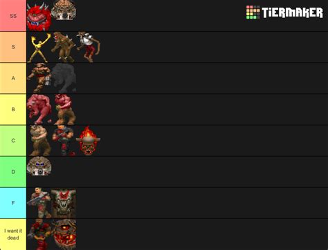 All DOOM Demons Tier List (Community Rankings) - TierMaker