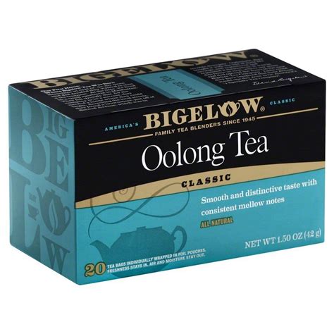 Bigelow Tea Oolong Tea, Caffeinated, 120 Total Tea Bags, 20 Count (Pack of 6)