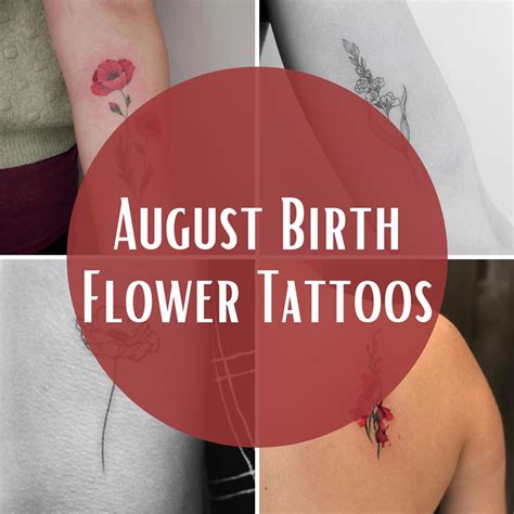 August Birth Flower Tattoos {Poppies + Gladiolus} - Tattoo Glee