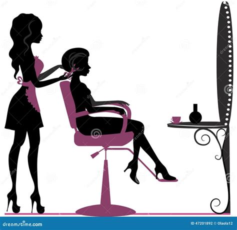 Hair Salon Silhouette Clip Art - Free Vector And Clipart Ideas