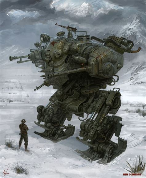 concept robots: Concept mech art by Michal Kus