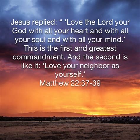 Matthew 22:37-39 Love The Lord, Gods Love, Biblical Quotes, Bible ...