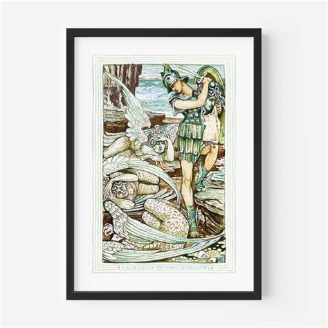 Perseus: Gorgons Lair - Walter Crane – Modern Mythos Art